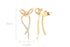 Diamond Bow Earrings