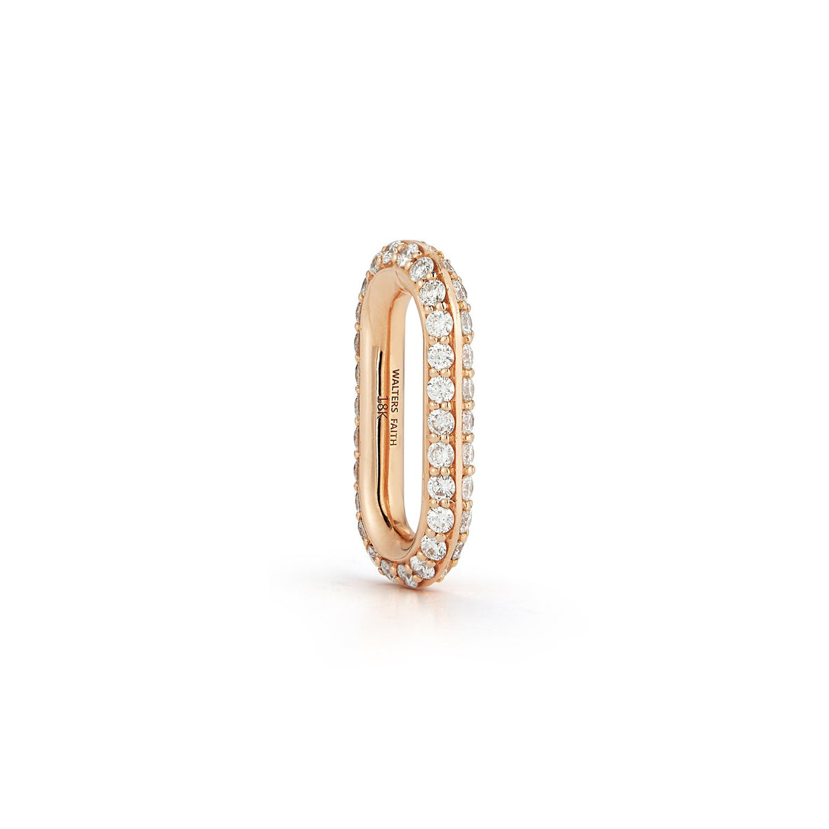 Saxon All Diamond Pave Diamond Link Necklace