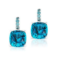 Limited Edition Cirque Color Candy Color Drop Earrings with London Blue Topaz