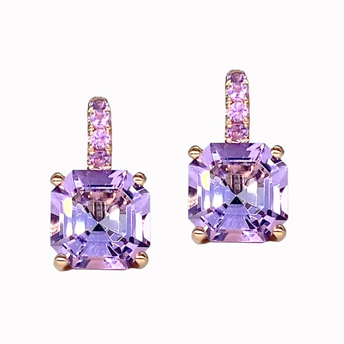 Cirque Color Candy Drop Earrings with Amethyst