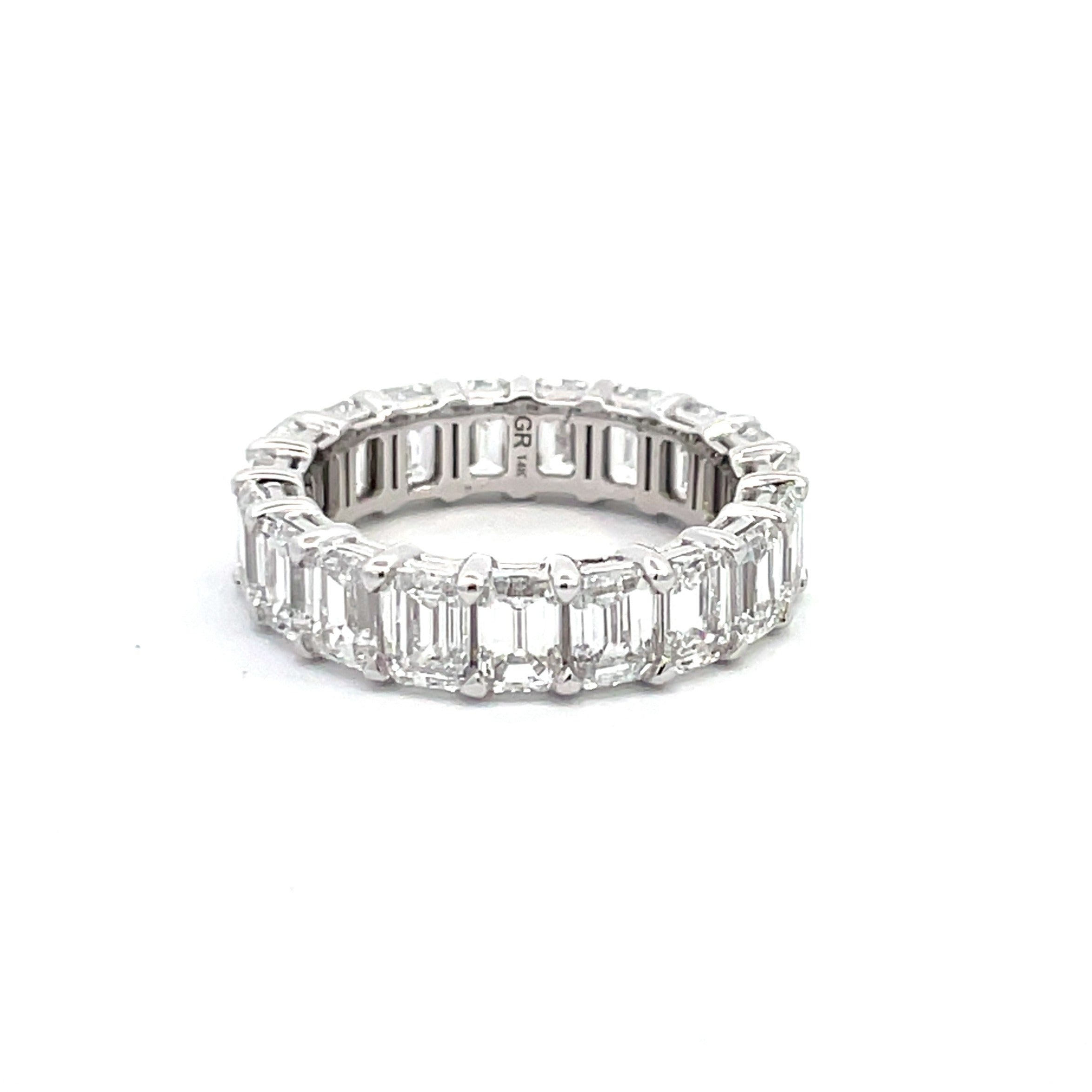 Sustainable Baguette Diamond Eternity Band Ring