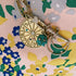 Small Diamond Open Moon Charm