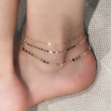 Gold Disk Anklet