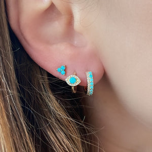 Gemstone Stud Earrings