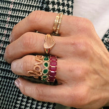 The Margaret Fluted Heart Ring