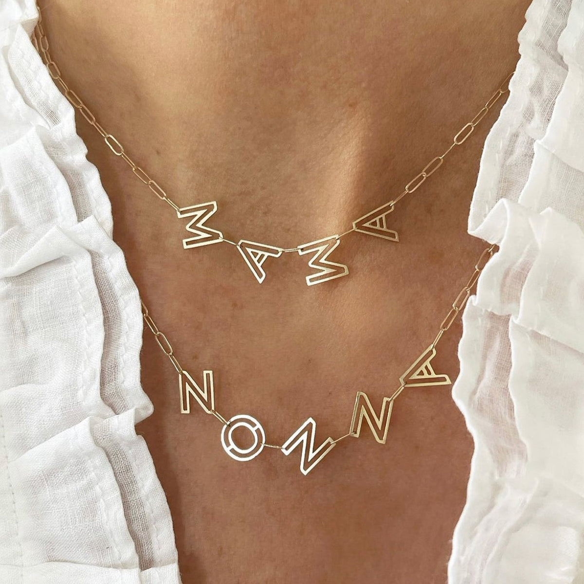 Personalized Chain Letter Necklace