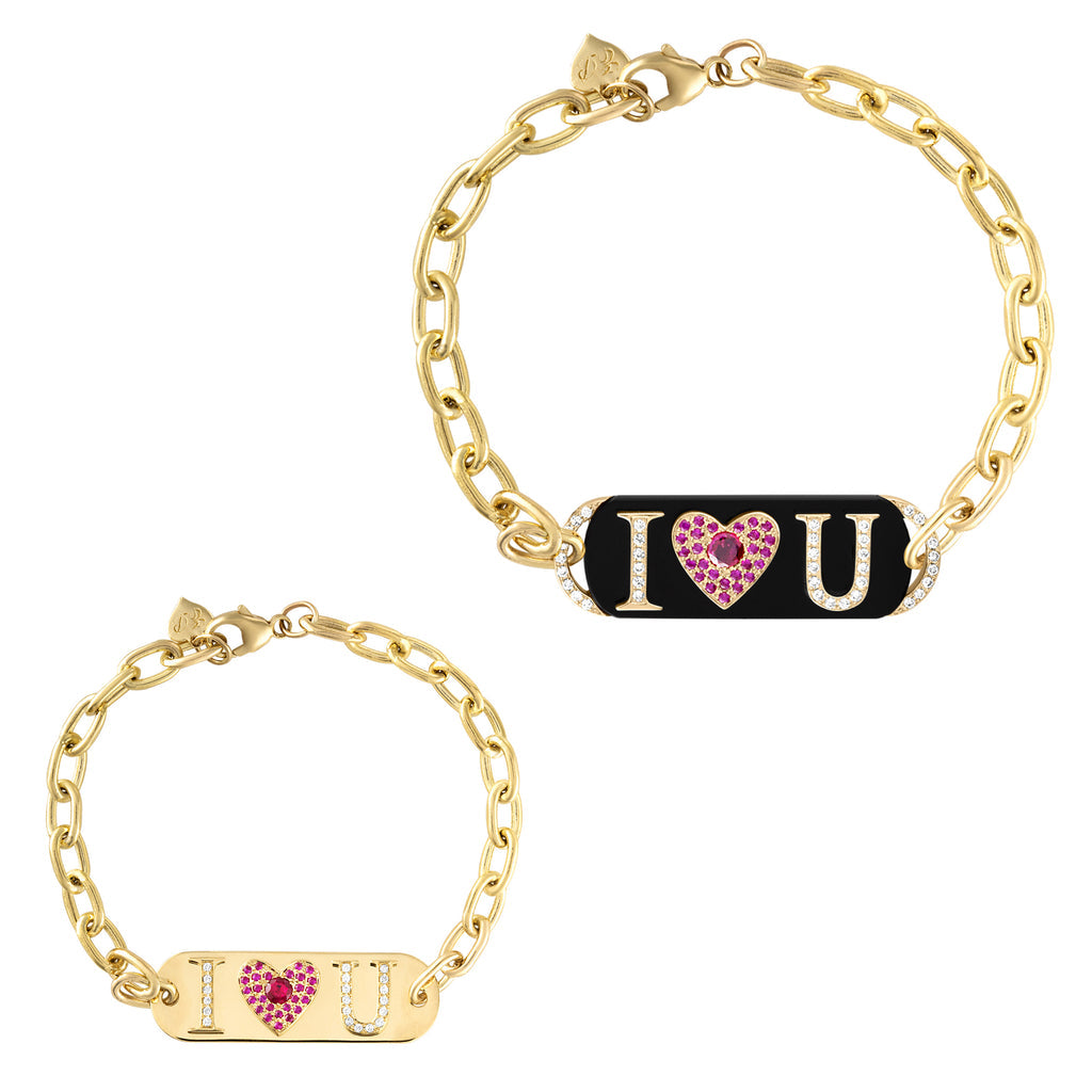 I Love You or Custom ID Bracelet