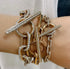 Saxon Jumbo Chain Link with Diamond Toggle Bracelet