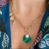 Pearl with Bezel Set Diamond Charm