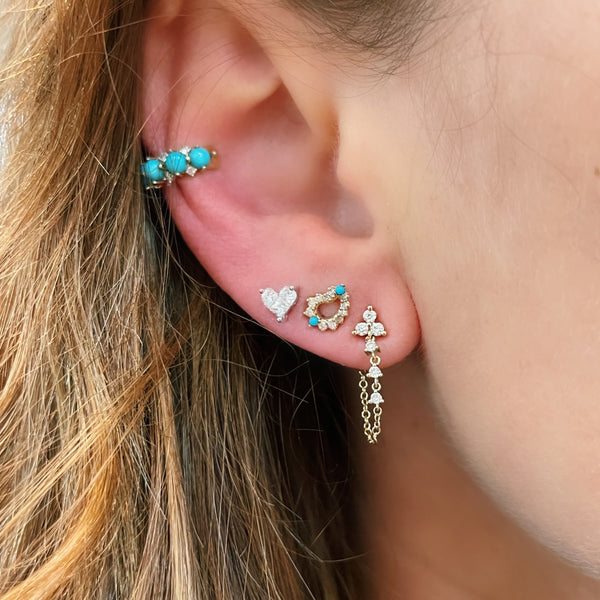 Turquoise sale ear cuff