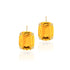 Gossip Jumbo Cushion Cut Wire Earrings