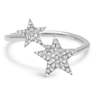 Diamond Twin Stars Ring – Milestones by Ashleigh Bergman