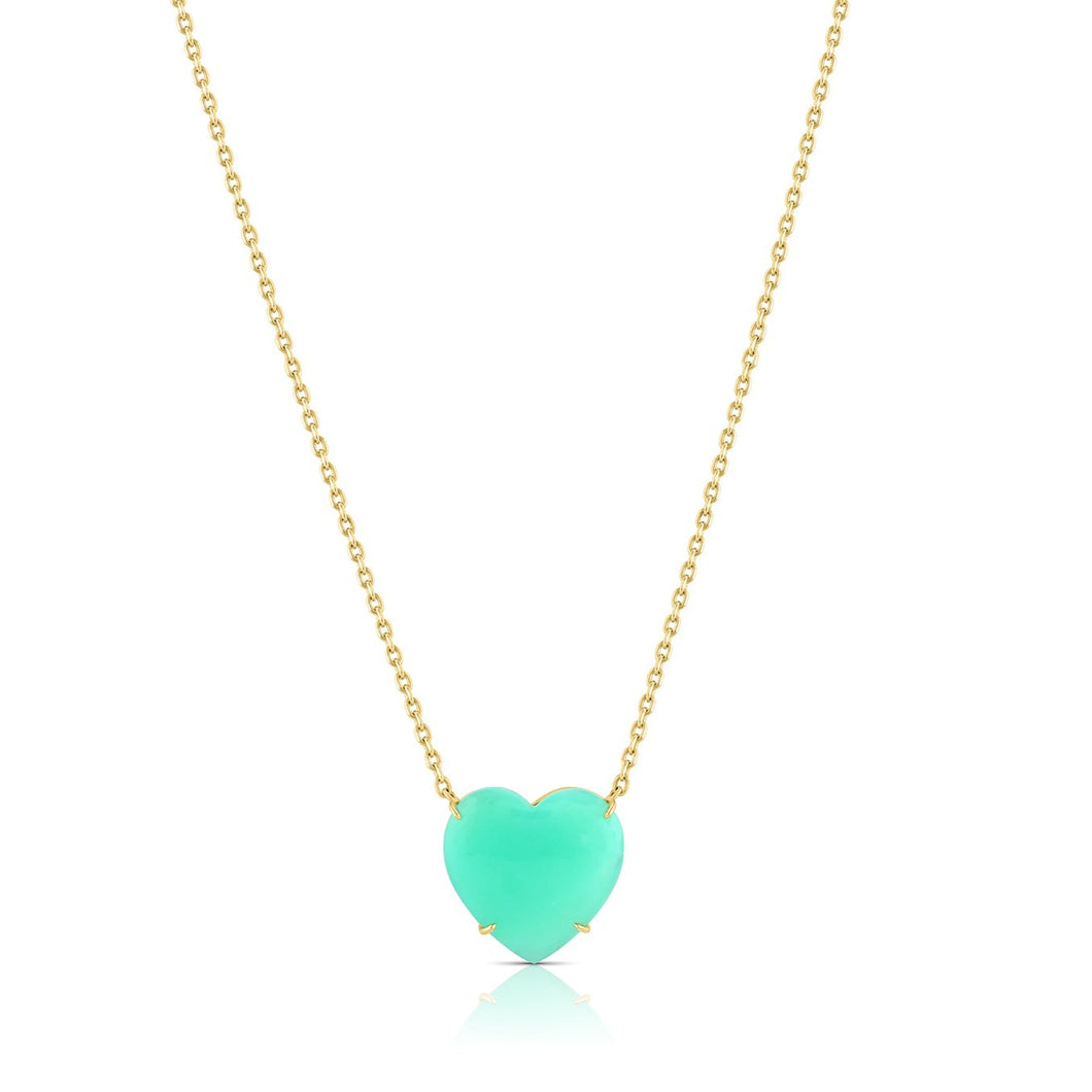 Gemstone Gemfetti Heart Necklace