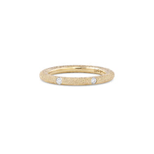 Maude Diamond or Gemstone Stacking Ring with Luster Finish