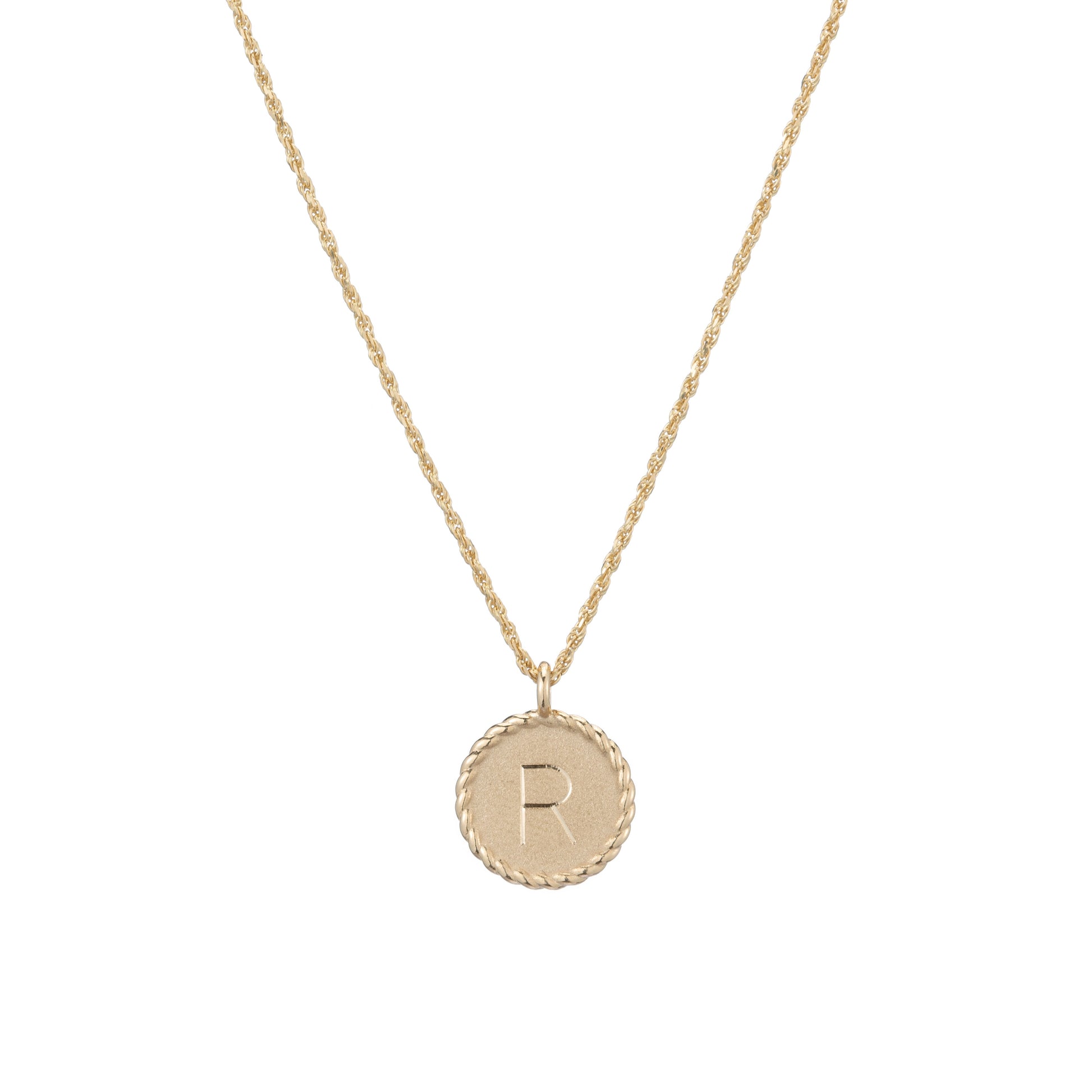 Mini Imperial Disc Pendant Necklace