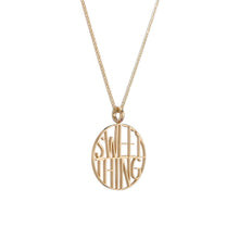 Sweet Thing Token Pendant Necklace