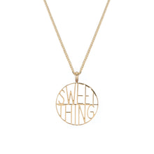 Sweet Thing Token Pendant Necklace