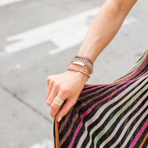 Essential Baguette Nameplate Bangle