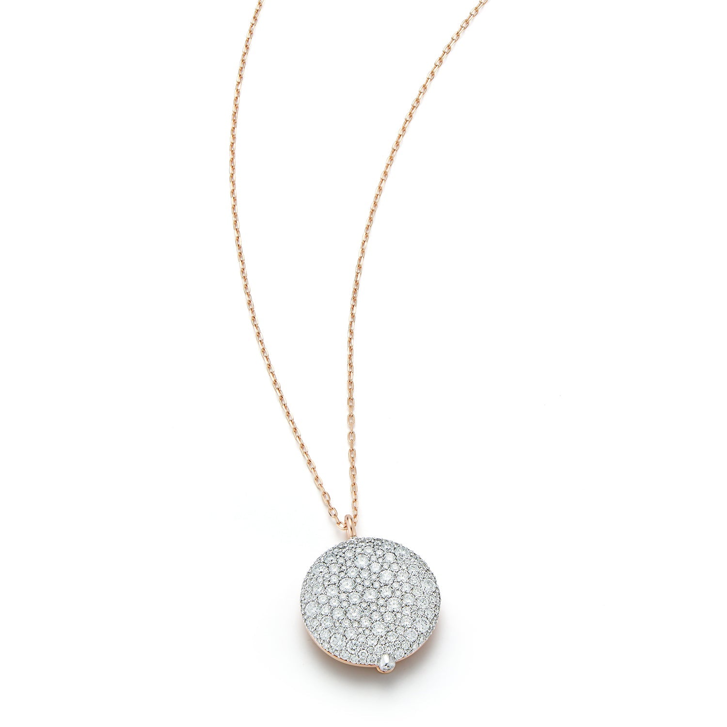 Large Gemstone or Diamond Pebble Locket