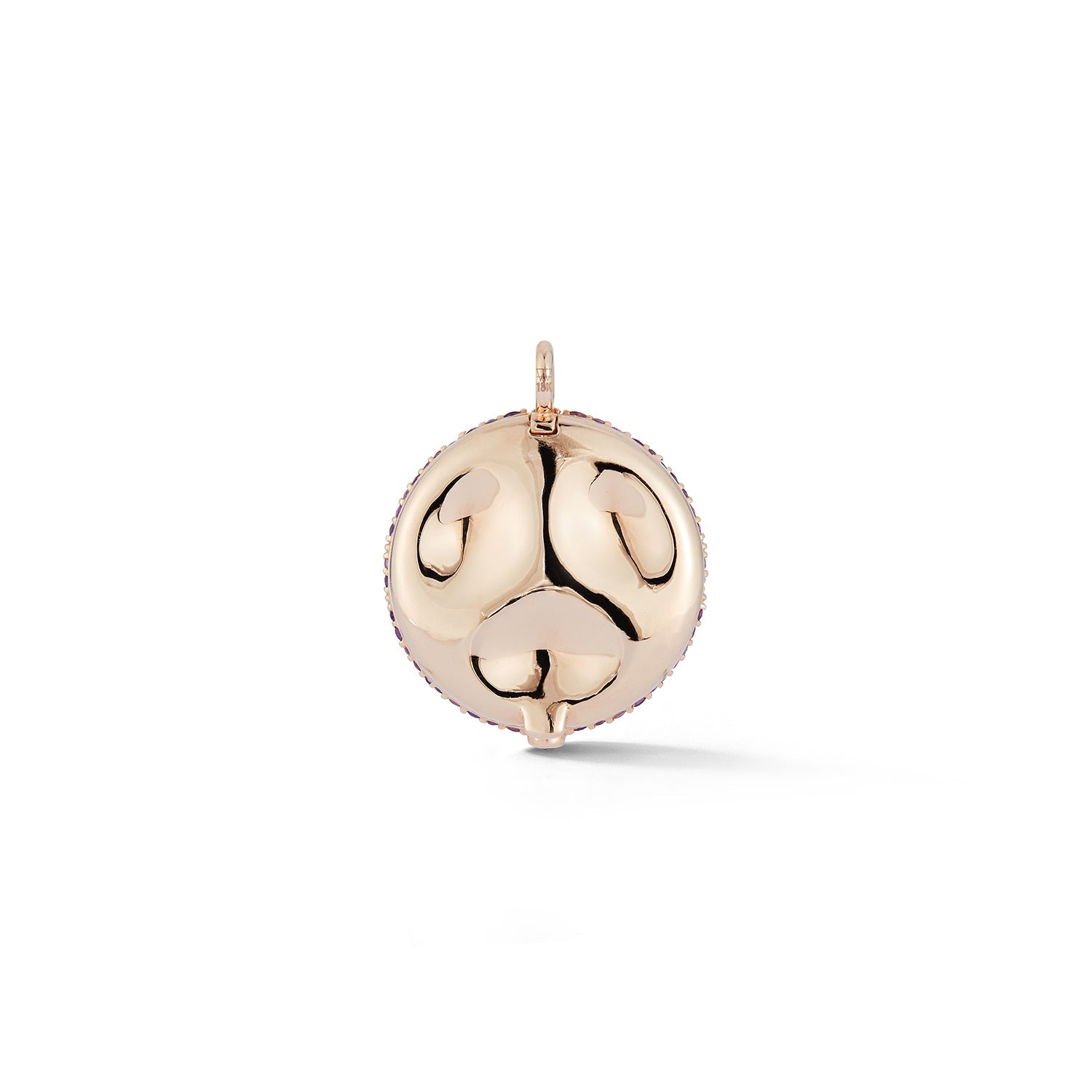 Large Gemstone or Diamond Pebble Locket