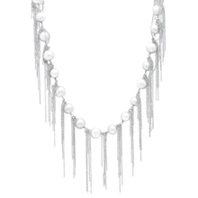 31" Fresh Water Pearl Fringe Chain Fringe Necklace