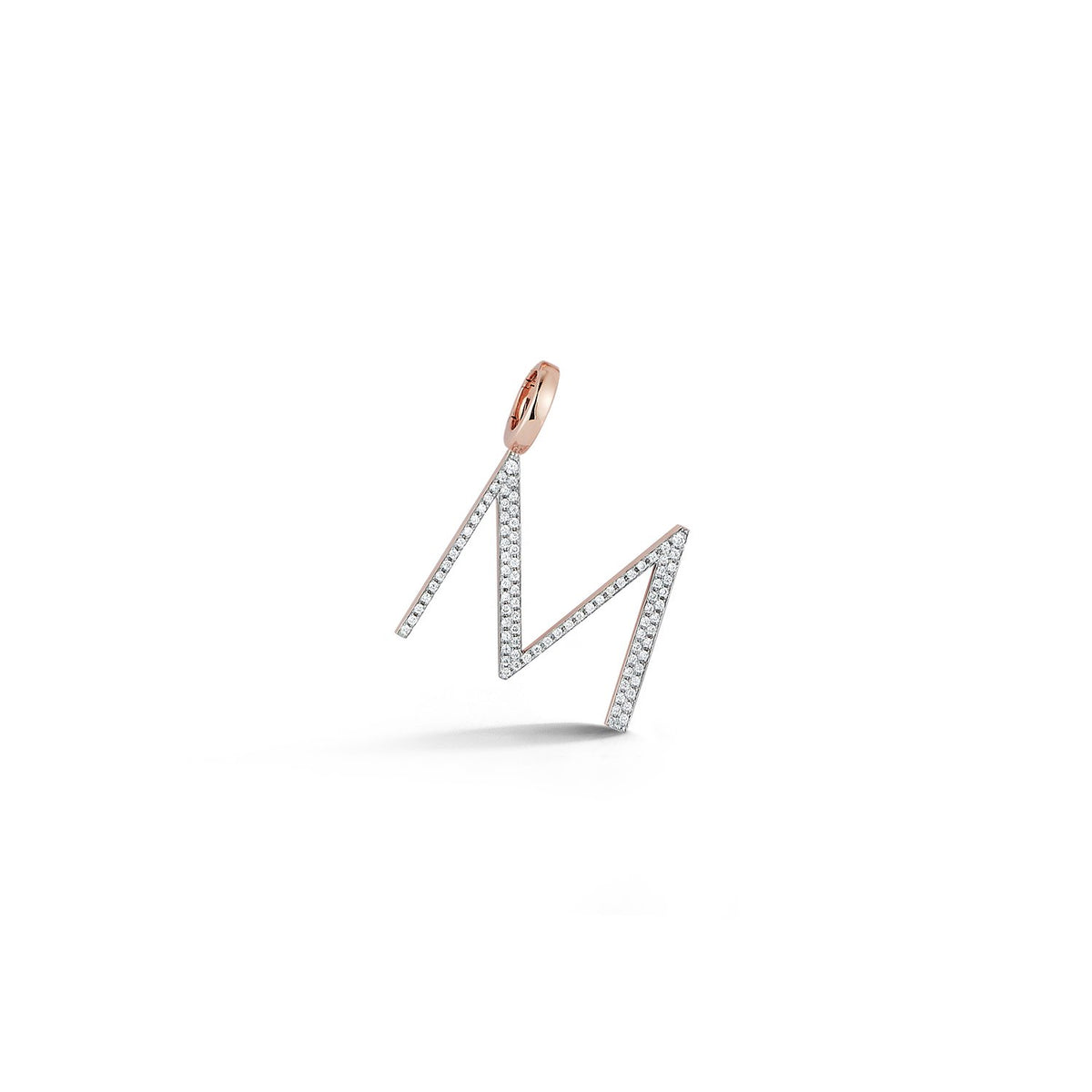 Woolf Diamond Initial & Number Charm