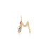 Puffy Gemstone Letter Charm