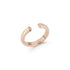 Thoby Diamond Tubular Cuff Ring