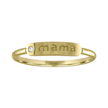 The Twiggy MAMA Skinny Signet Ring