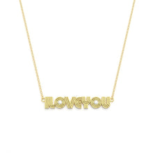 Radiant Word Nameplate Necklace
