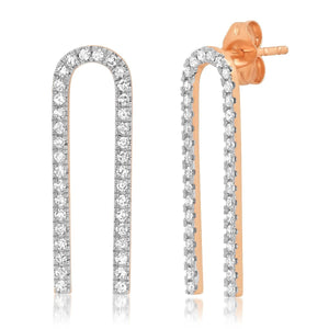 Diamond Magnet Earrings