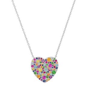 If this necklace is wrong, I definitely don't want to be right.  There is so much sparkly love, and diamonds for that matter, packed into this super special diamond heart necklace. 