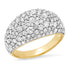 Diamond Sunburst Cocktail Ring