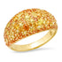  Ombré Sapphire Sunburst Cocktail Ring