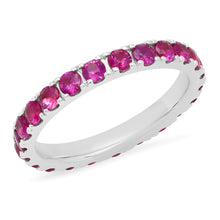 Large Diamond or Gemstone Eternity Band Ring
