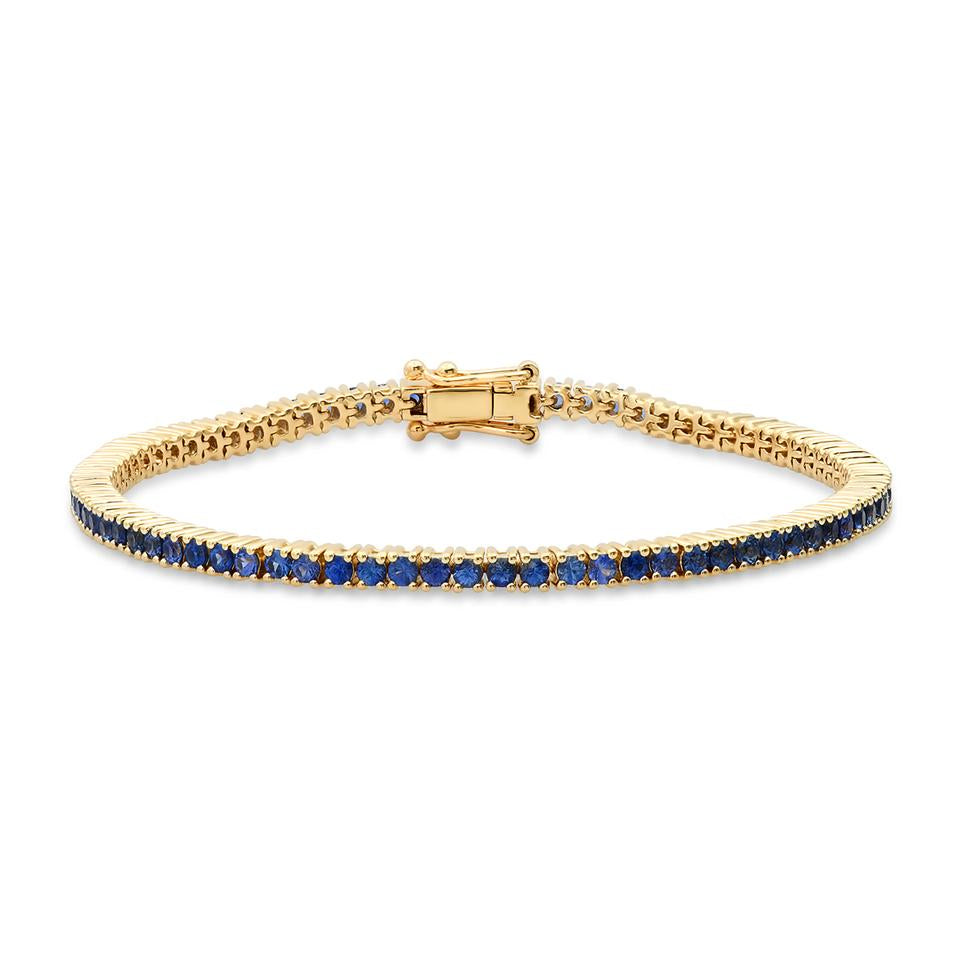 Gemstone Classic Tennis Bracelets