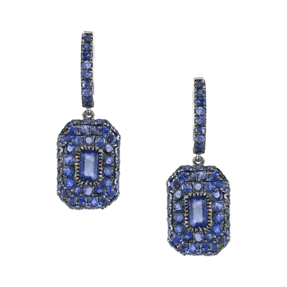 Gemstone Essential Baguette Drop Earrings