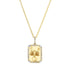 Mini Zodiac Nameplate Pendant Necklace