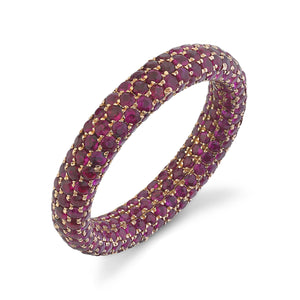 Inside and Out Ruby Eternity Band Ring