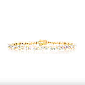 Multi Diamond Shapes Bracelet