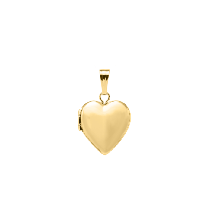 Child's 14kt Yellow Gold Personalized Heart Locket Necklace | Ross-Simons