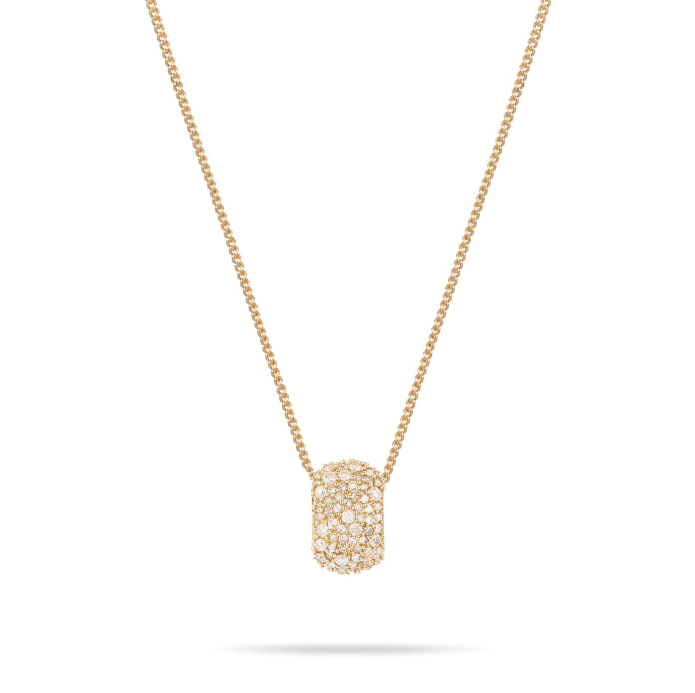 Wide Diamond Big Bead