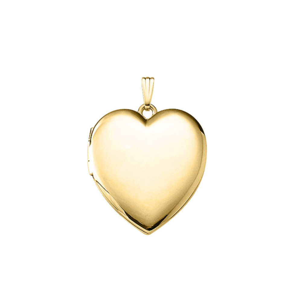 Large Heart Locket Necklace