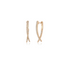 Diamond Loop Hoop Earrings