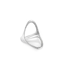 Marple Open Diamond Oval Statement Ring