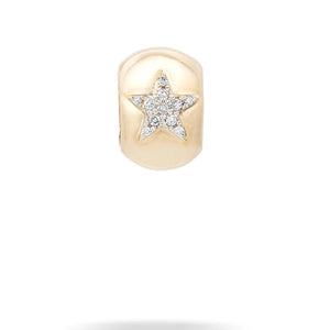 Diamond Moon & Star Big Bead