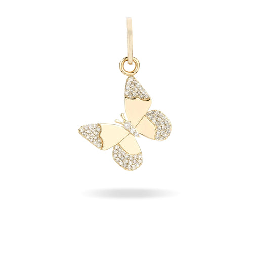 Enchanted Diamond Butterfly Charm with Enhancer