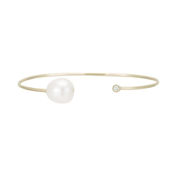 ariel gordon baroque pearl cuff duo bracelet