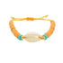 Neon Adjustable Puka Shell Bracelet