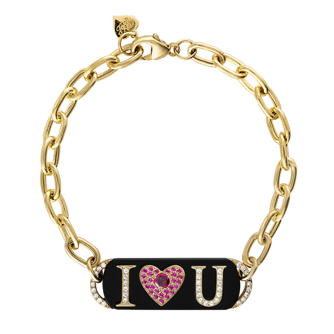 I Love You or Custom ID Bracelet